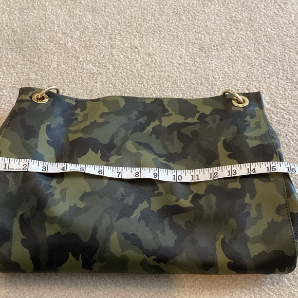 Mark & Graham Leather Camouflage Shoulder Bag with Extra Strap - Picture 10 of 10